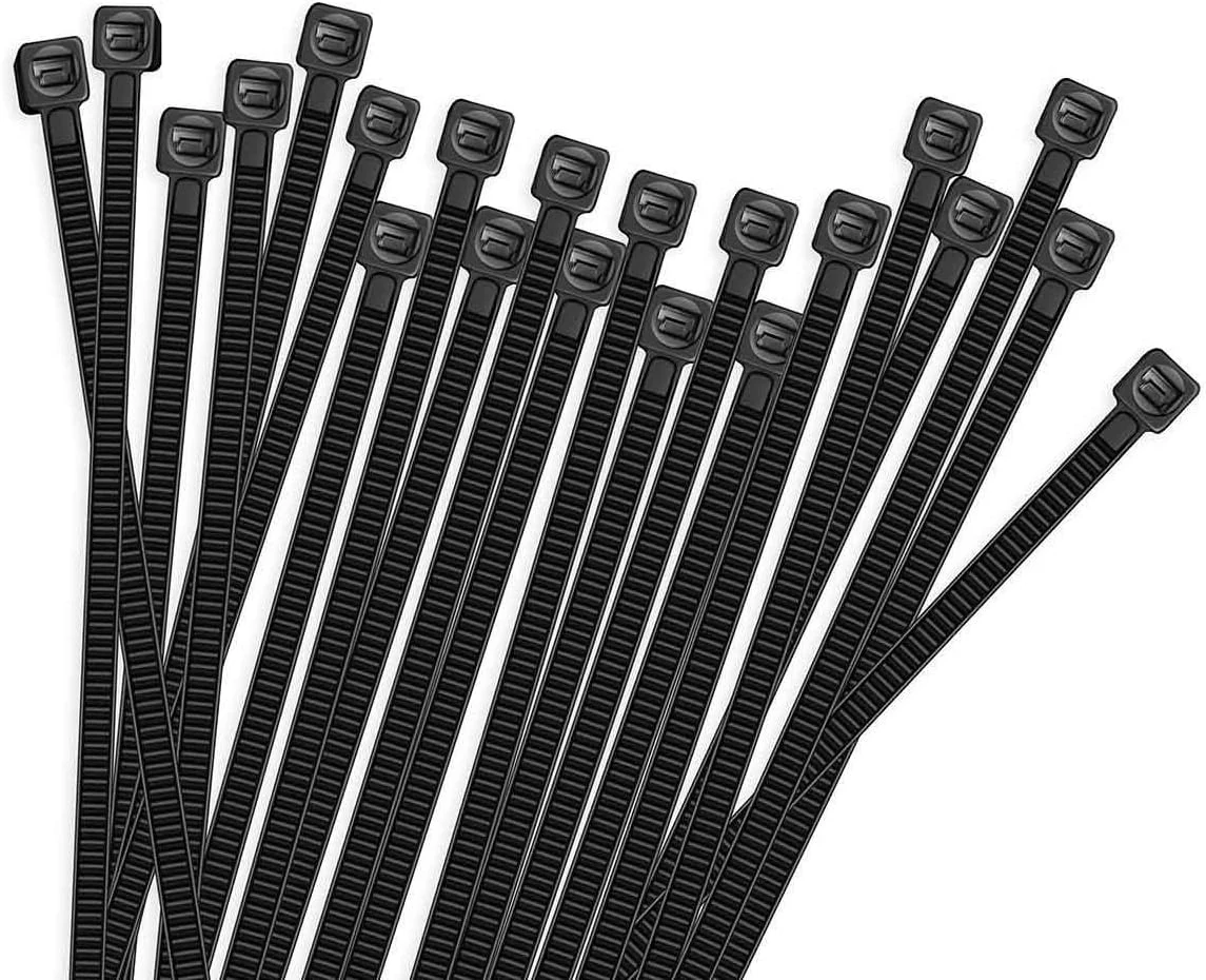 HMROPE 100pcs Cable Zip Ties Heavy Duty 8 Inch, Premium