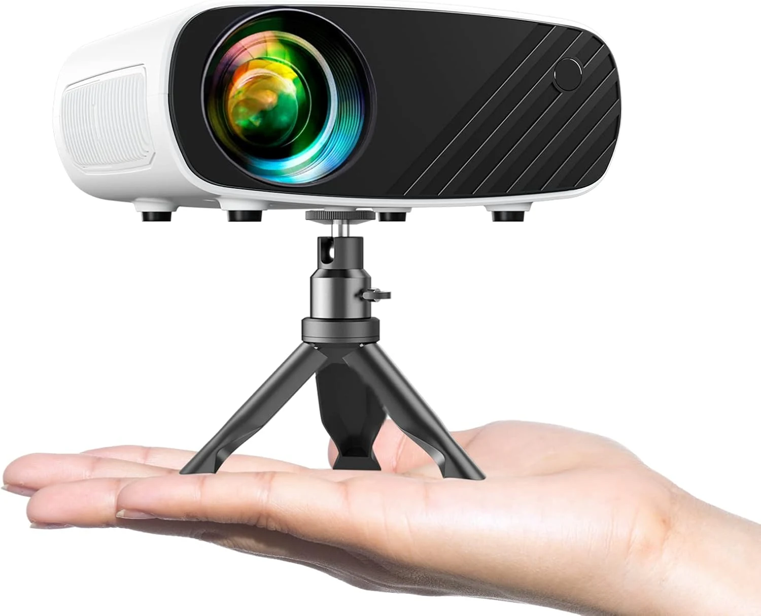 Mini Projector, ELEPHAS Portable Projector for iPhone, 7000L with Synchronize