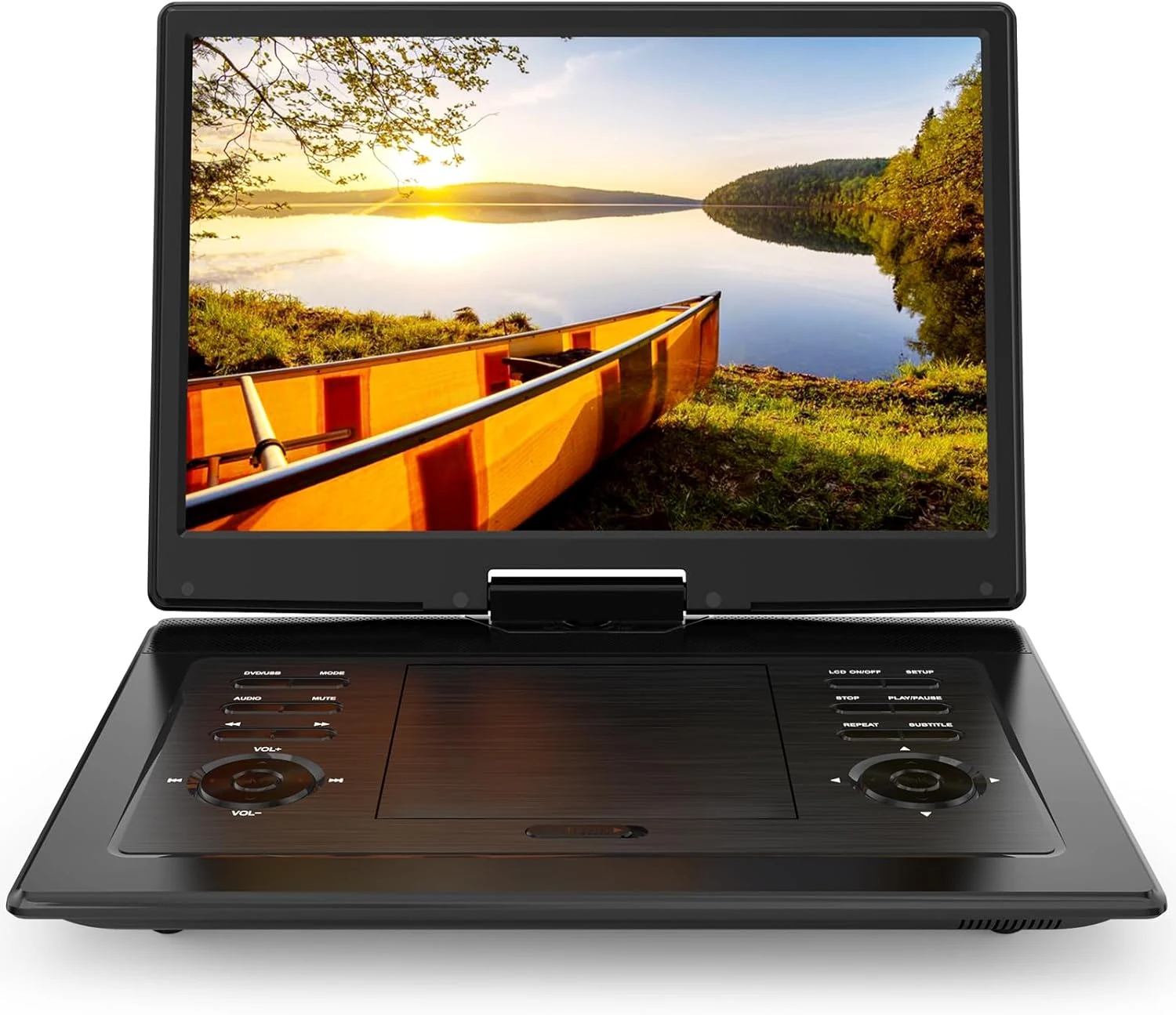 17.9" Portable DVD Player for Kids with 15.6" Swivel Screen, review