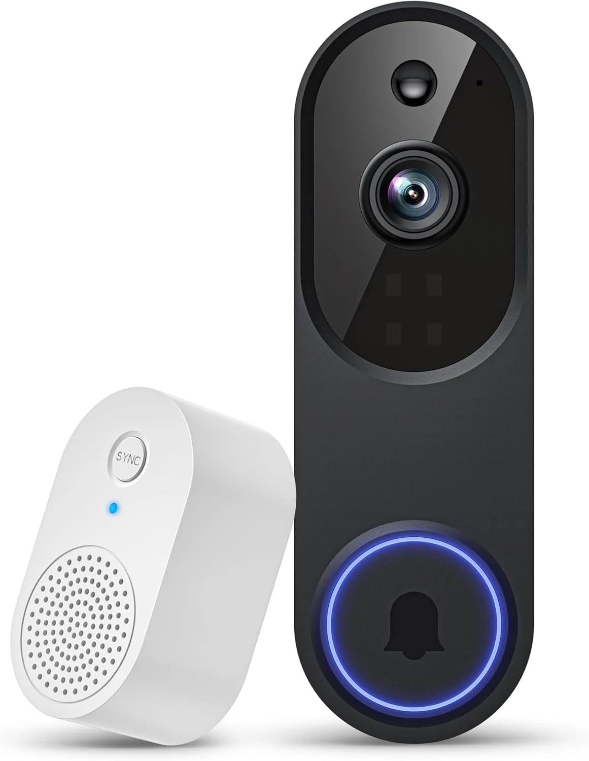 1080P Wireless Video Doorbell Camera, AI Human Detection for Home Security