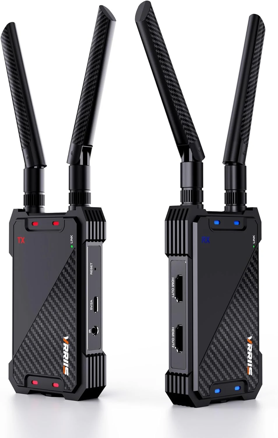 Wireless HDMI Transmitter and Receiver,1300FT Wireless HDMI Extender Kit with Loop Out,1080P Full HD for Streaming from DSLR,Laptop,Setop Box to TV,Projector,IR Remote Control Support