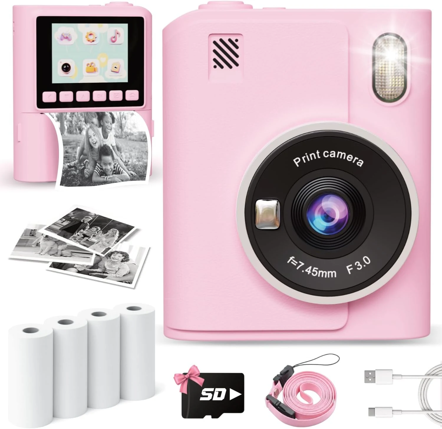 Instant Print Camera for Kids, 1080P Instant Digital Print Cameras review