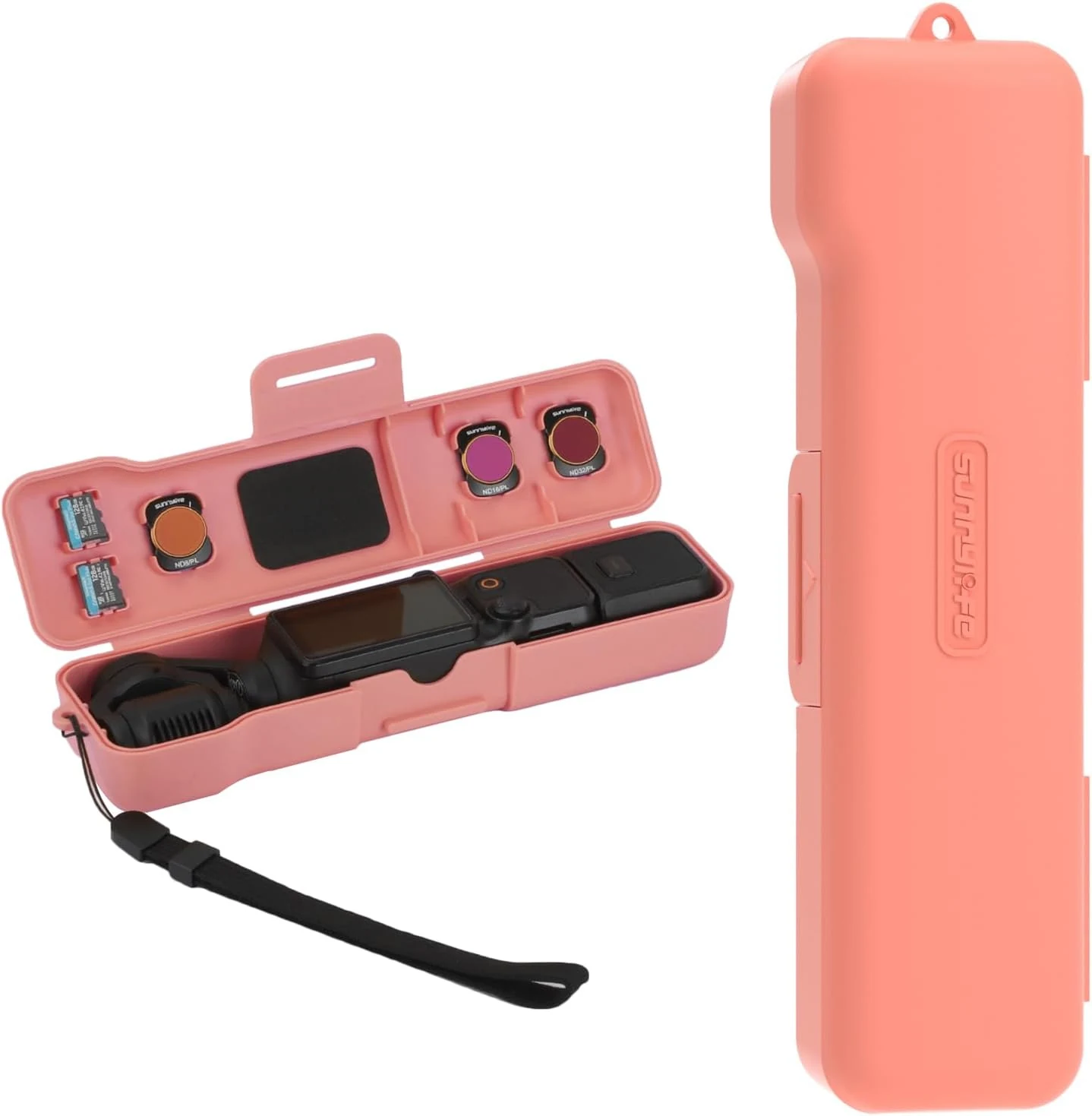 Travel Waterproof Case for Dji Osmo Pocket 3 Creator Combo / Xtra Muse Vlogging Camera Accessories (Pink)