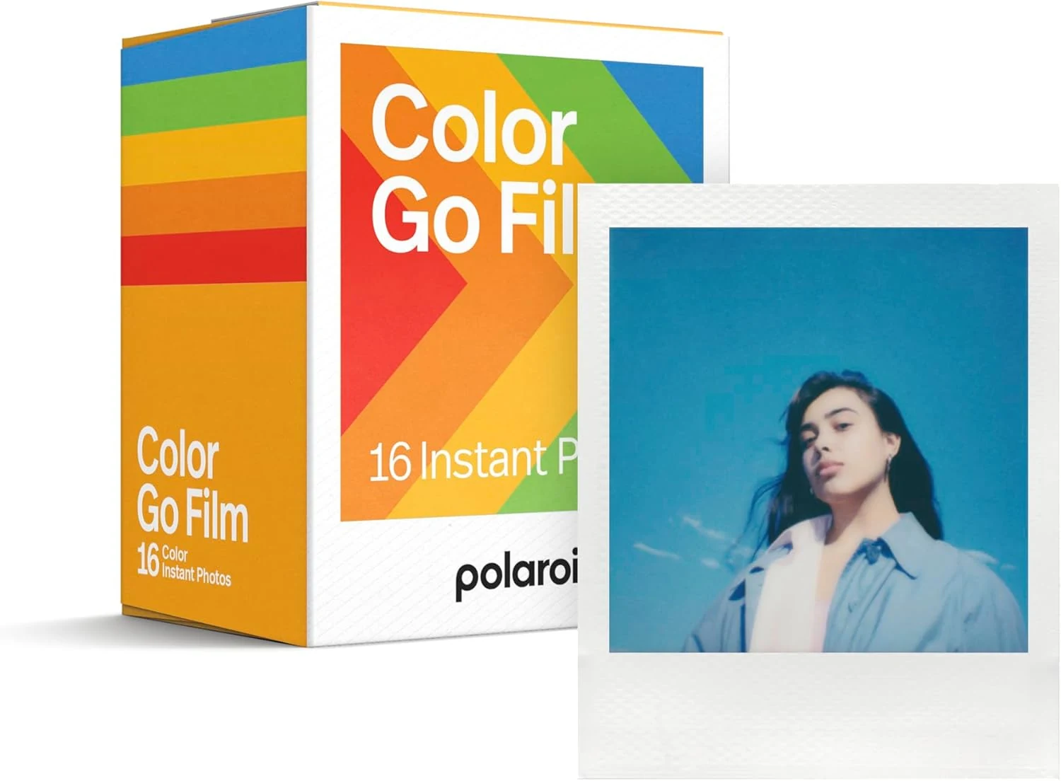 Polaroid Go Color Film (White Frame) 16 Photos Double Pack
