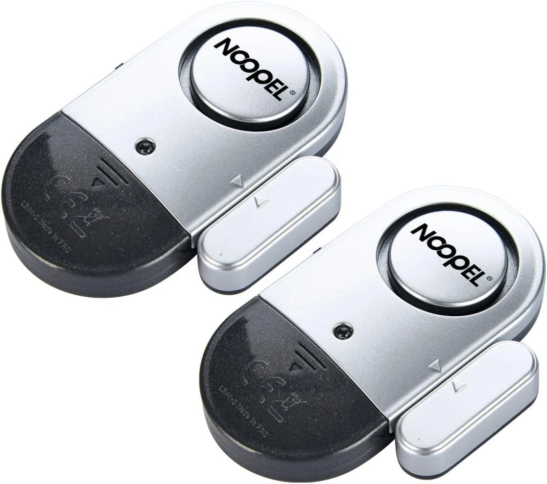 Door Alarms for Kids Safety, 120dB Loud Window Alarms for Home Security, 2 Pack