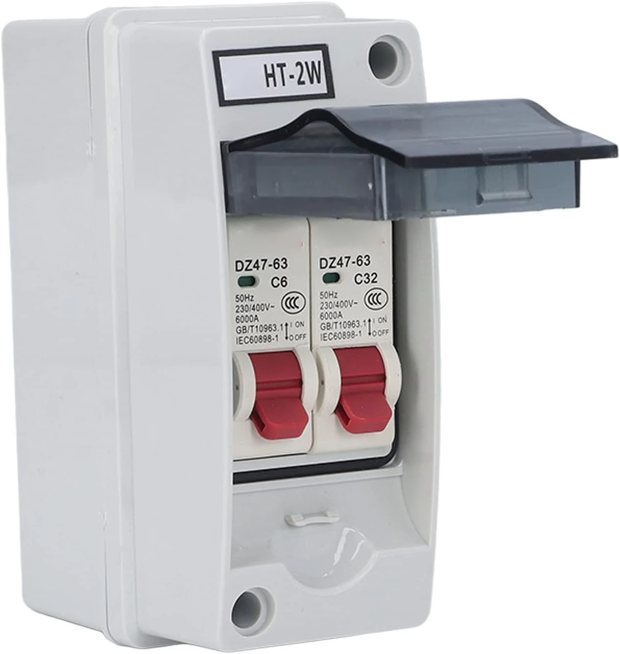 2 Way Distribution Box with Distribution Case for Outdoor (20A 32A)