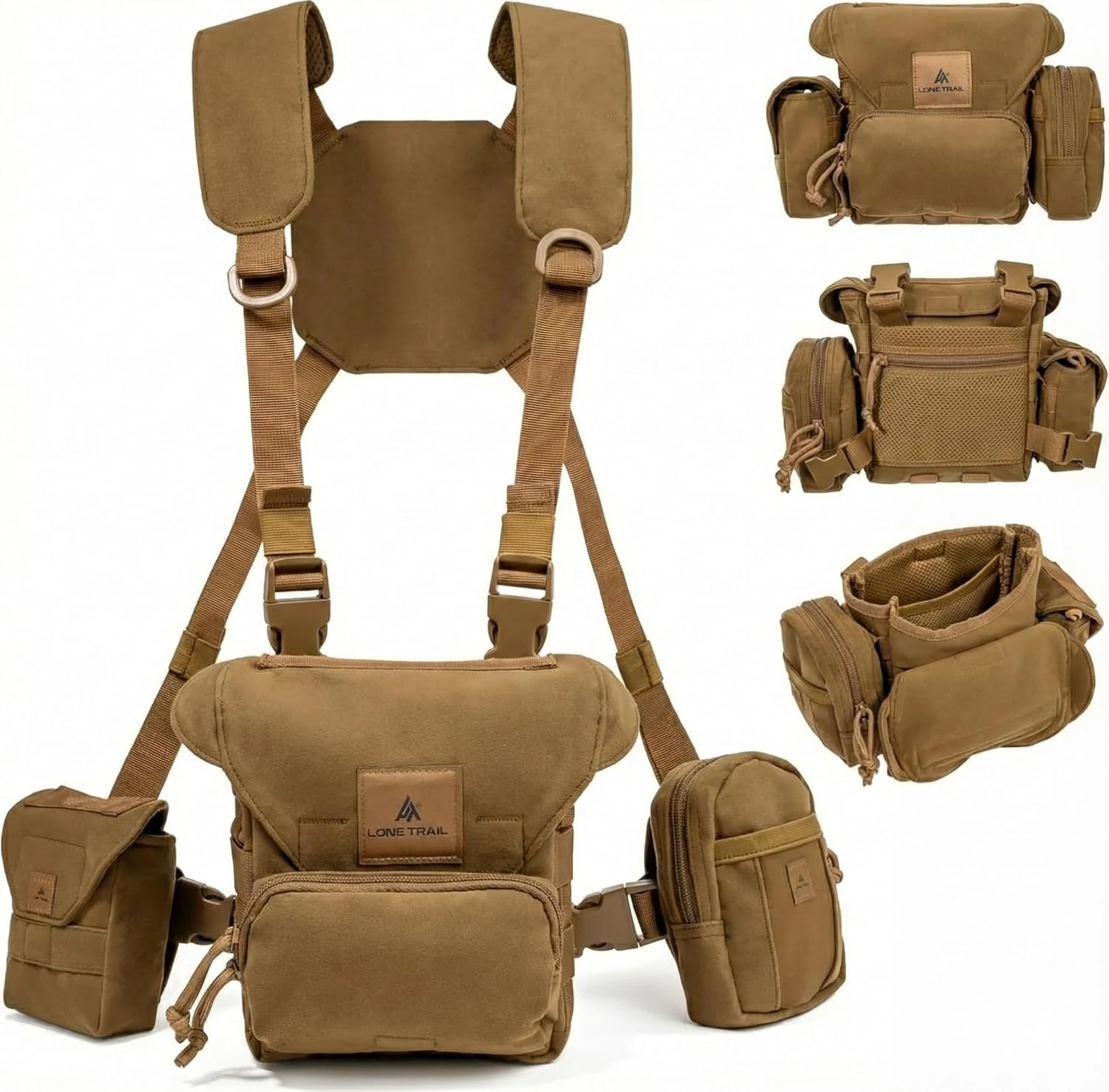 Lone Trail Waterproof Binocular Harness Chest Pack