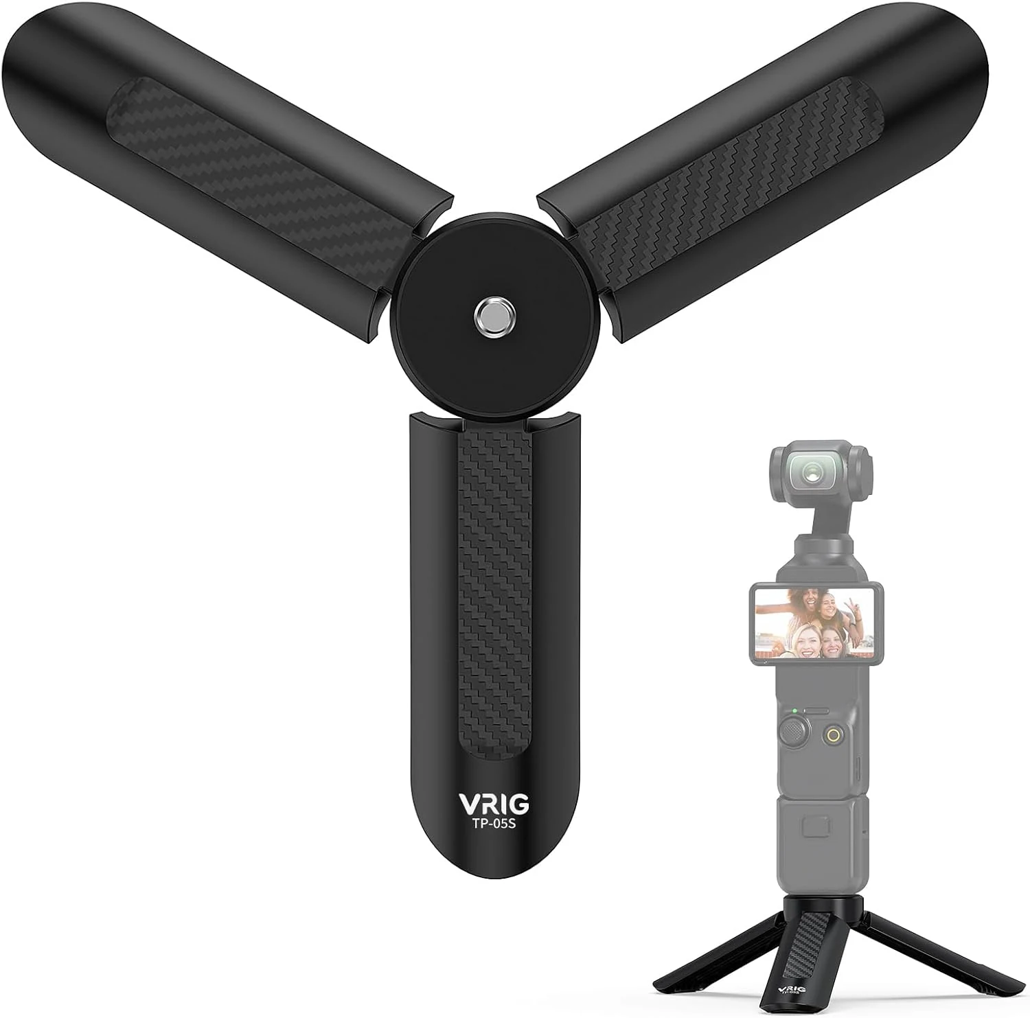 VRIG TP05S Mini Tripod for DJI OSMO Pocket4 & Pocket3