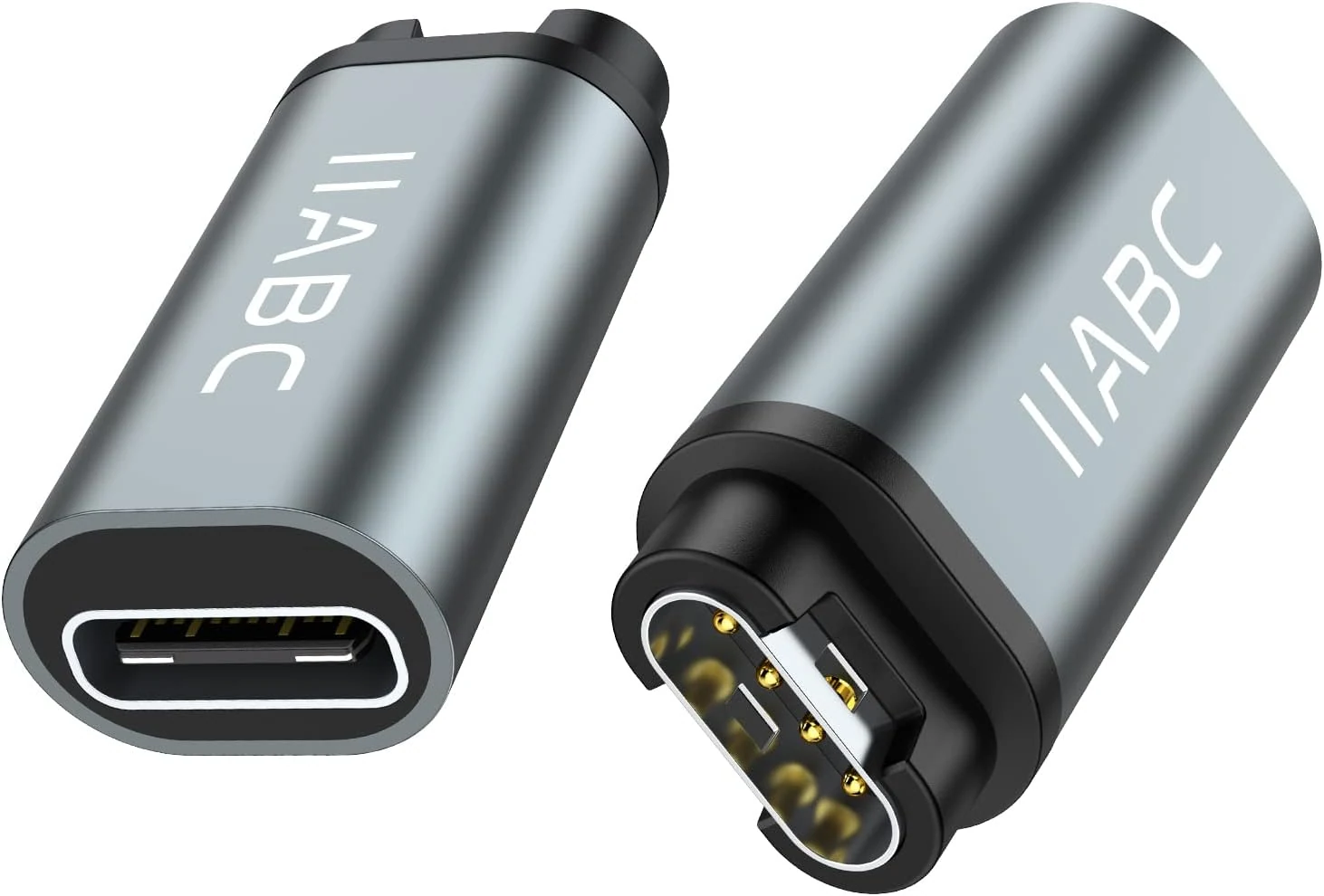 IIABC Garmin Watch Charging Adapter, Type C Charger Adapter 2Pack