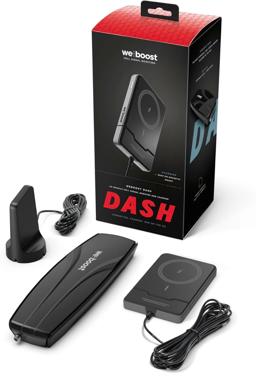 weBoost Dash Cell Phone Signal Booster with Wireless Charger