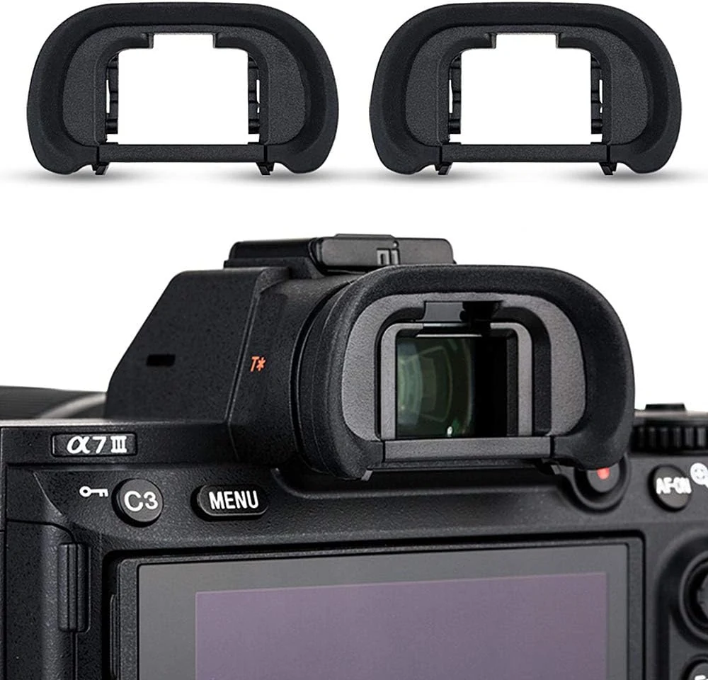 2 Pack Camera Eyecup Eye Cup Eyepiece Spare Replacement for Sony (JJC)