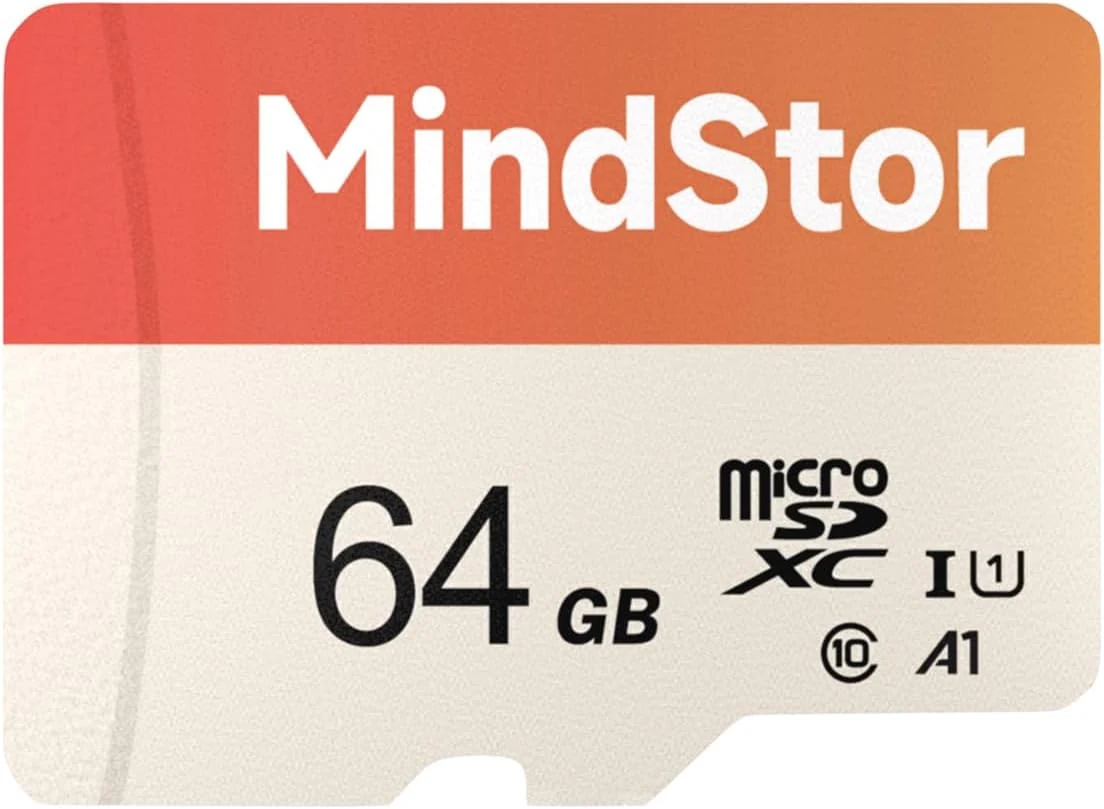 MindStor Micro SDXC 64GB Memory Card (90MB/s) with Adapter