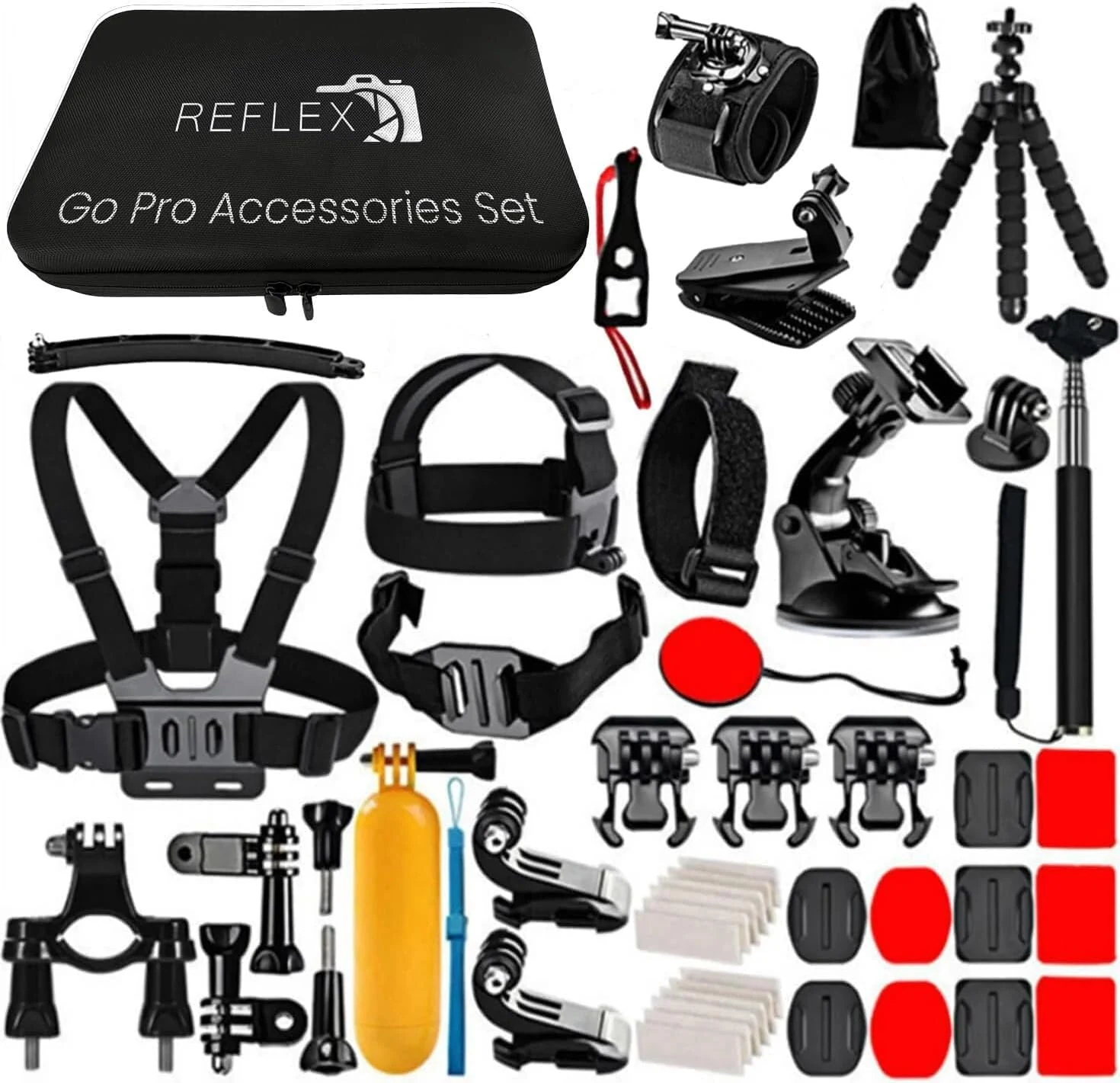 REFLEX CAMERA 50 in 1 Action Camera Accessories Kit Compatible