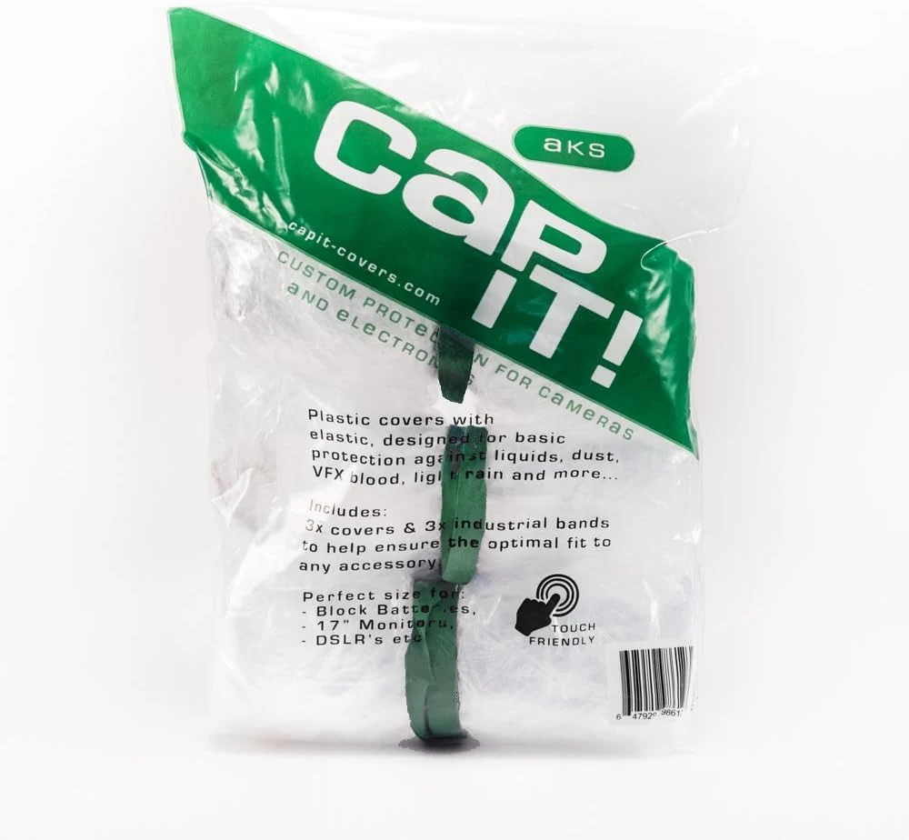 3 Pack CAP IT! Covers (AKS) Camera & Electronics Protection