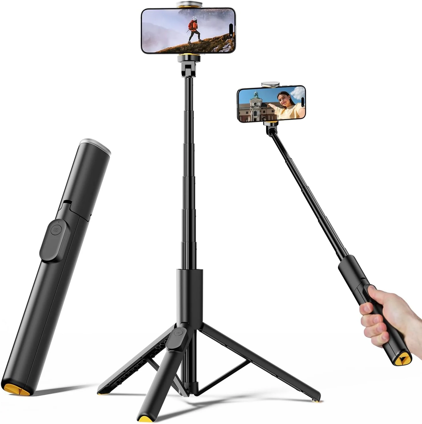 TODI Selfie Stick Tripod for iPhone, 60" Lightweight Phone Tripod review