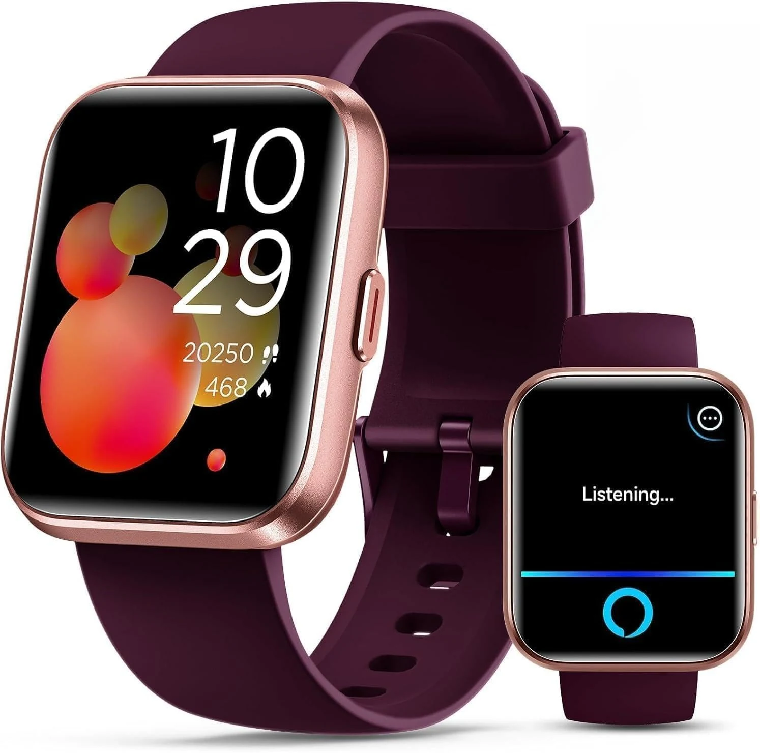 Quican ID208 Plus smartwatch for women (Alexa, call & notifications, 1.8-inch fitness tracker)
