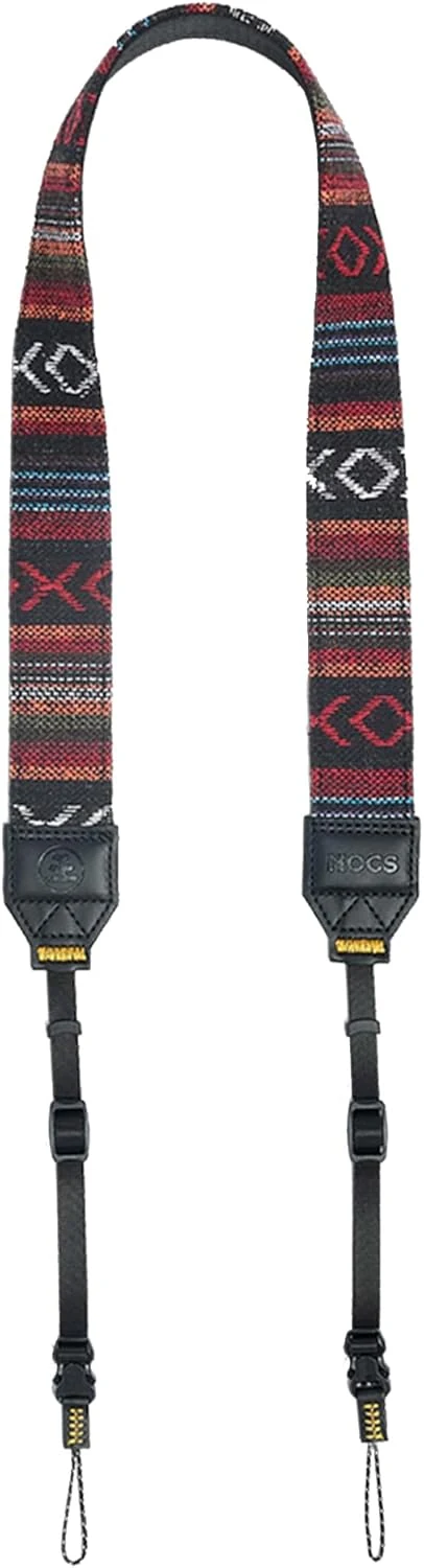Nocs Provisions NocLoc Woven Tapestry Strap, Binocular & Camera Carry Accessory for All‑Day Comfort Hold - Thicket