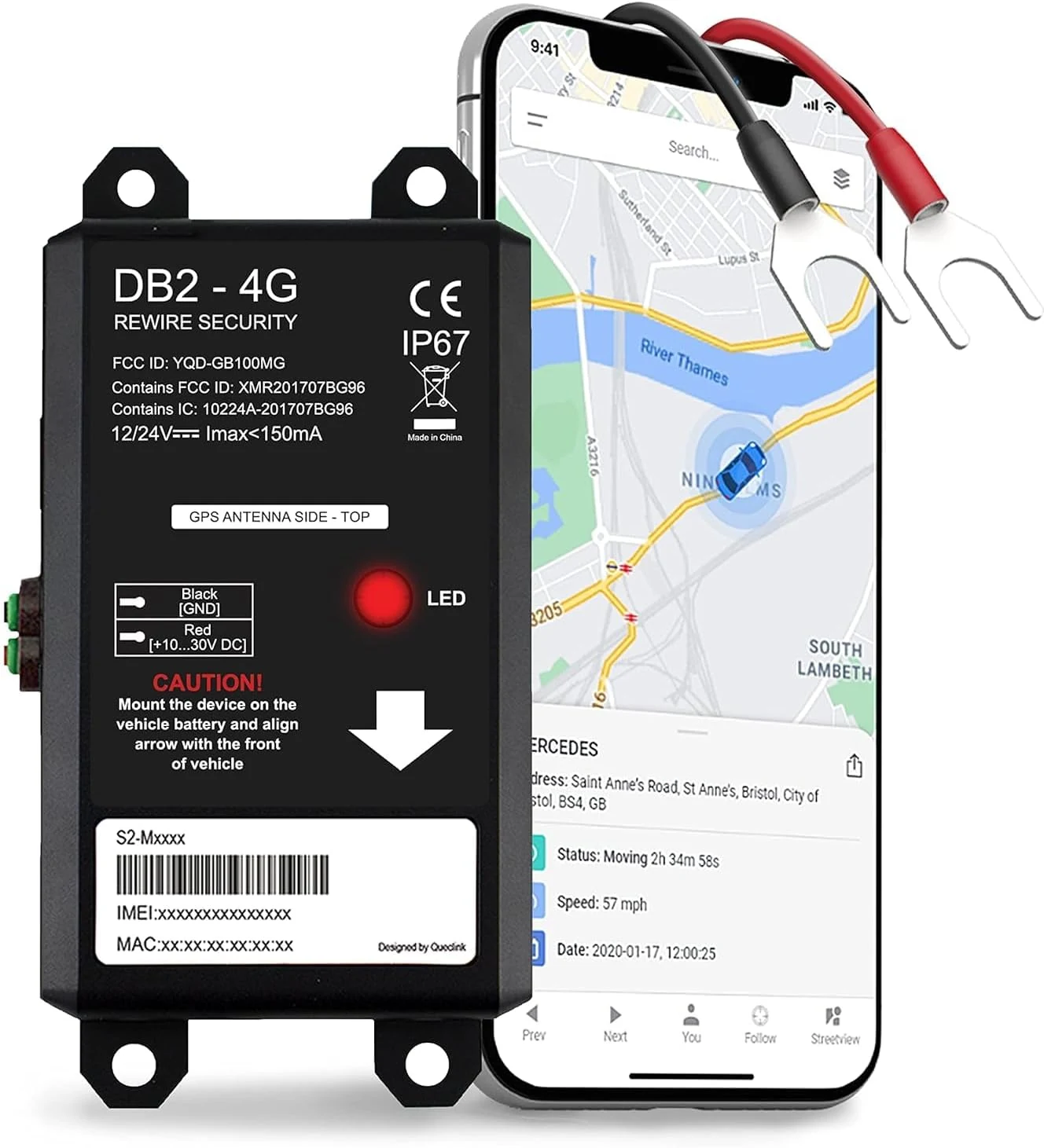 REWIRE SECURITY DB2-4G GPS Tracker for Vehicles – Real-Time Vehicle review