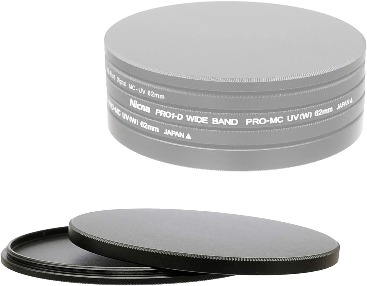 Fotasy 52mm Metal Filter Stack Caps, Filter Protective Storage 52 mm, Aluminum Alloy, Slim Stack fits 52mm UV CPL Fader ND Filter