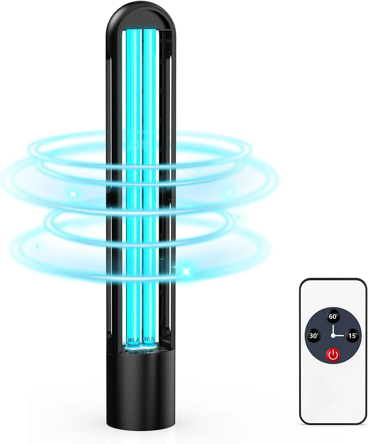 ZETAWALE UV Light Sanitizer, Ultraviolet Lamp with Remote Control for Bed Bugs and Dust Mites