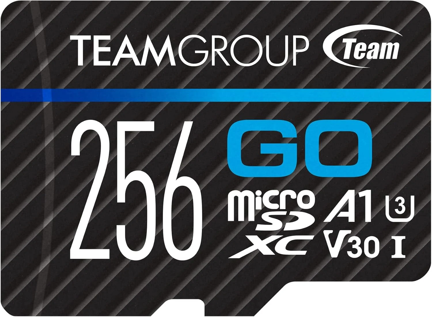 TEAMGROUP GO Card 256GB MicroSDXC UHS-I U3 V30 4K (with Adapter)