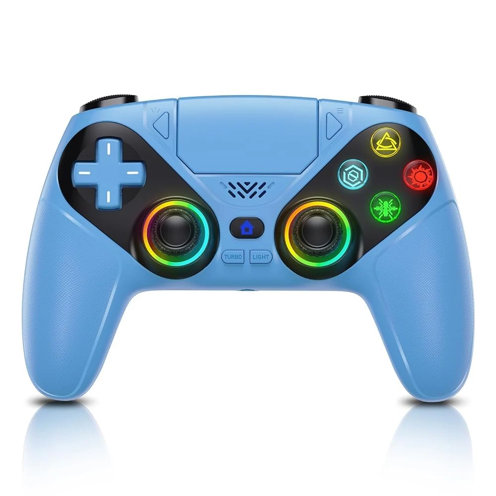 Nonbliep RGB Wireless Controller for PS5/PC, Bluetooth Controller with Turbo, review