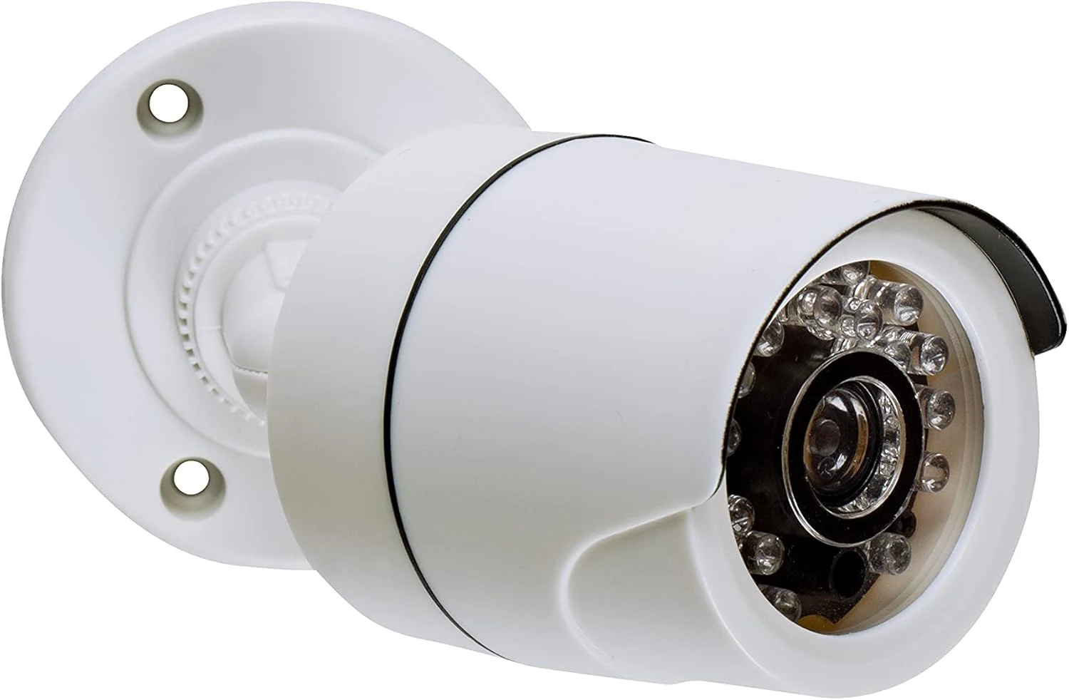 SABRE Fake Security Camera, IP44 Rated Weather Resistant, Realistic Design Deters Intruders