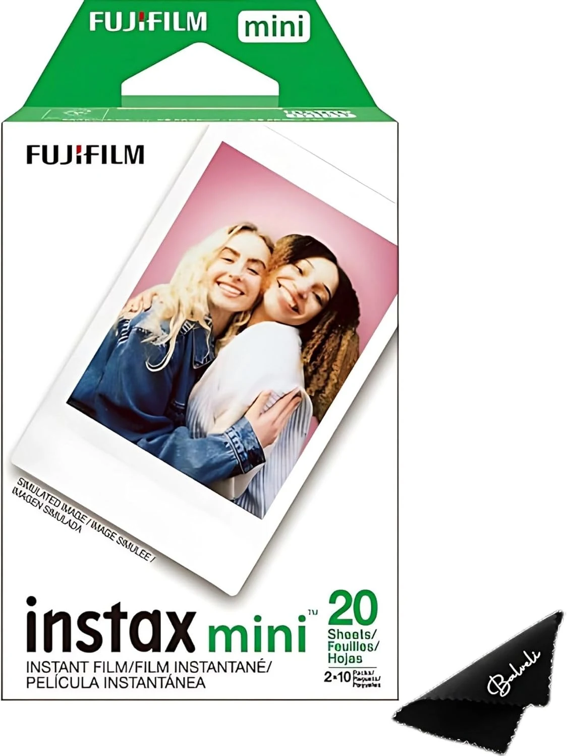 Fujifilm Instax Mini Film - Twin Pack 20 EXP Total, ISO 800