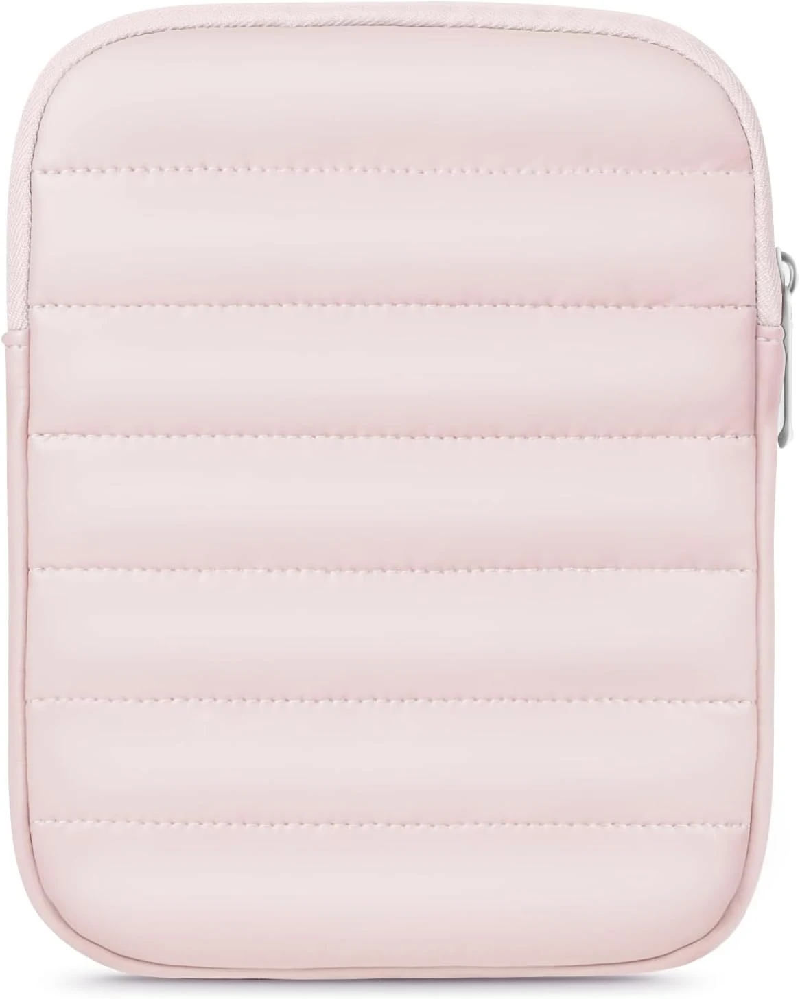 6-7 Inch Puffy Sleeve Case for 7" Kindle Paperwhite 12th Gen/Colorsoft 2024, 6.8" Kindle Paperwhite 11th Gen, 6" Kindle 11th Gen 2024/2022, Oasis, Protective Pouch Bag, Rose Gold