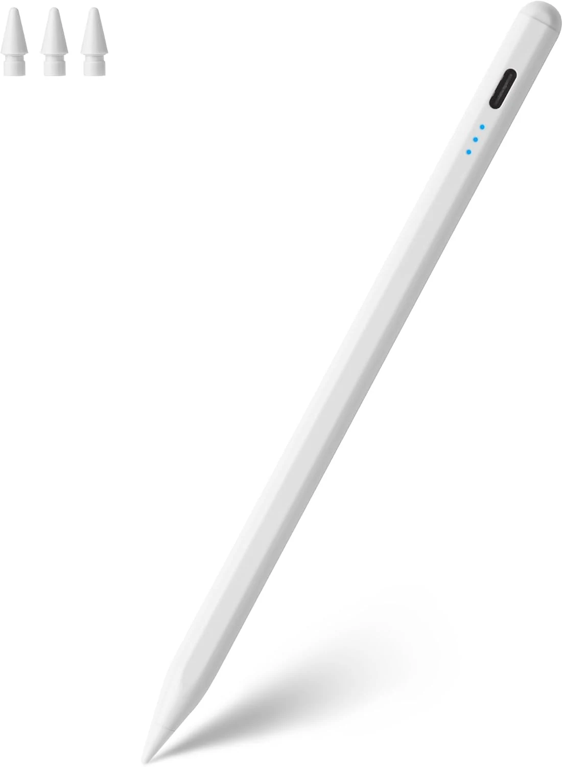 TOHAKATA Stylus Pen for Apple Pencil Tilt Sensitivity Palm Rejection (White)