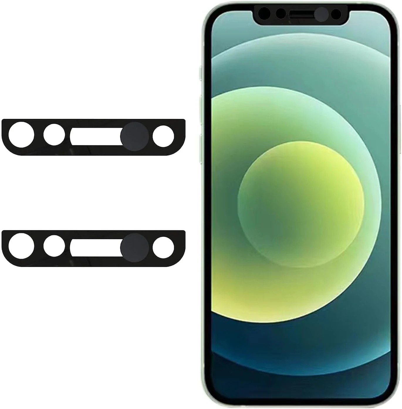 Camera Basic Cover Protector, Lens Cover Compatible with iPhone X/XS/XR/XS Max/11/11 Pro/11 Pro Max/12/12 Mini/12Pro/12Pro Max