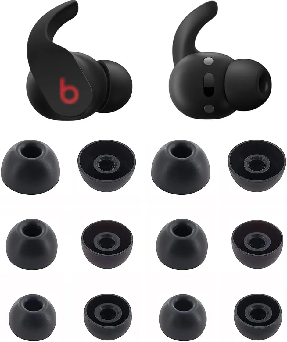 ALXCD Eartips Compatible with Beats Fit Pro, S/M/L 3 Sizes (6 Pairs) Soft Silicone Earbuds Tips