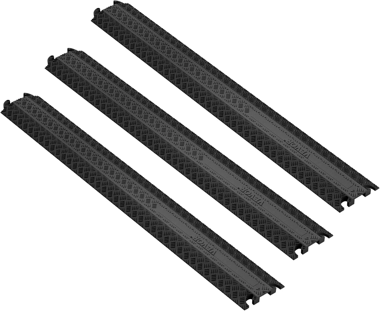 VEVOR 3 PCs Drop Over Cable Cover Ramp, 2,000 lbs/axle