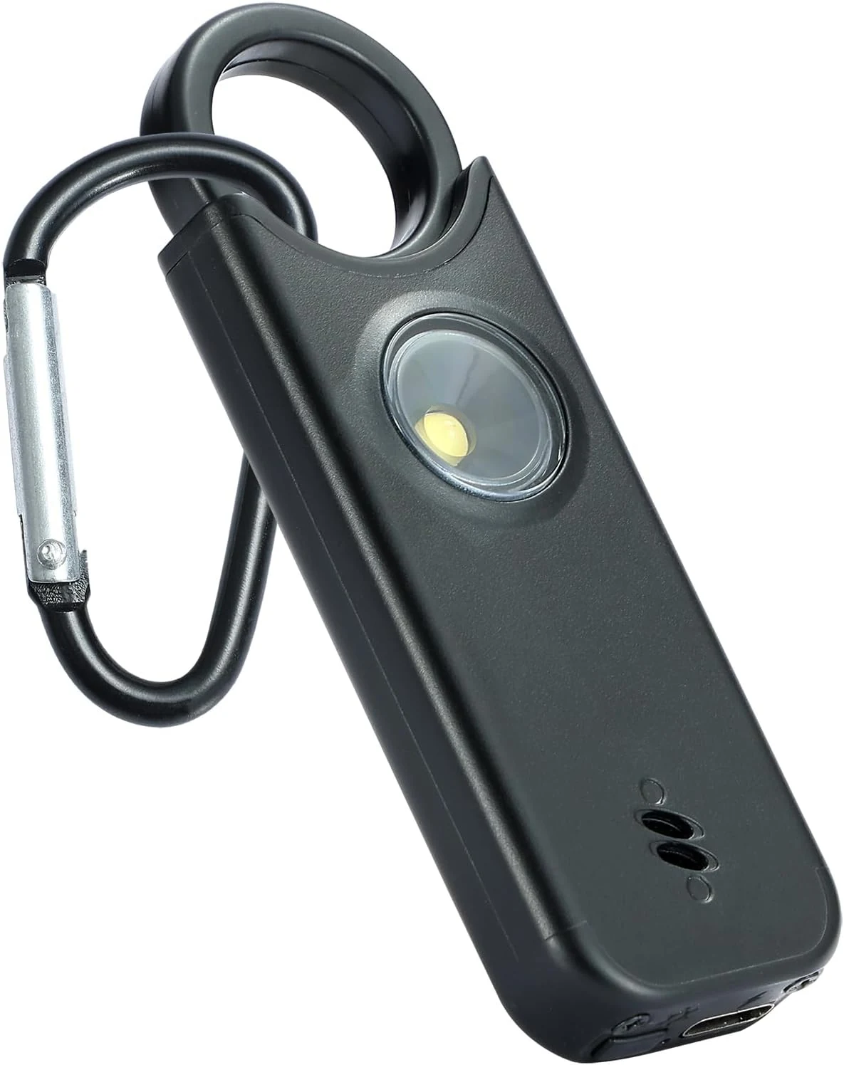 TIPSEAN Personal Safety Alarm - 135dB Ultra Loud Siren with LED Strobe Light, USB-C Rechargeable Keychain Alarm