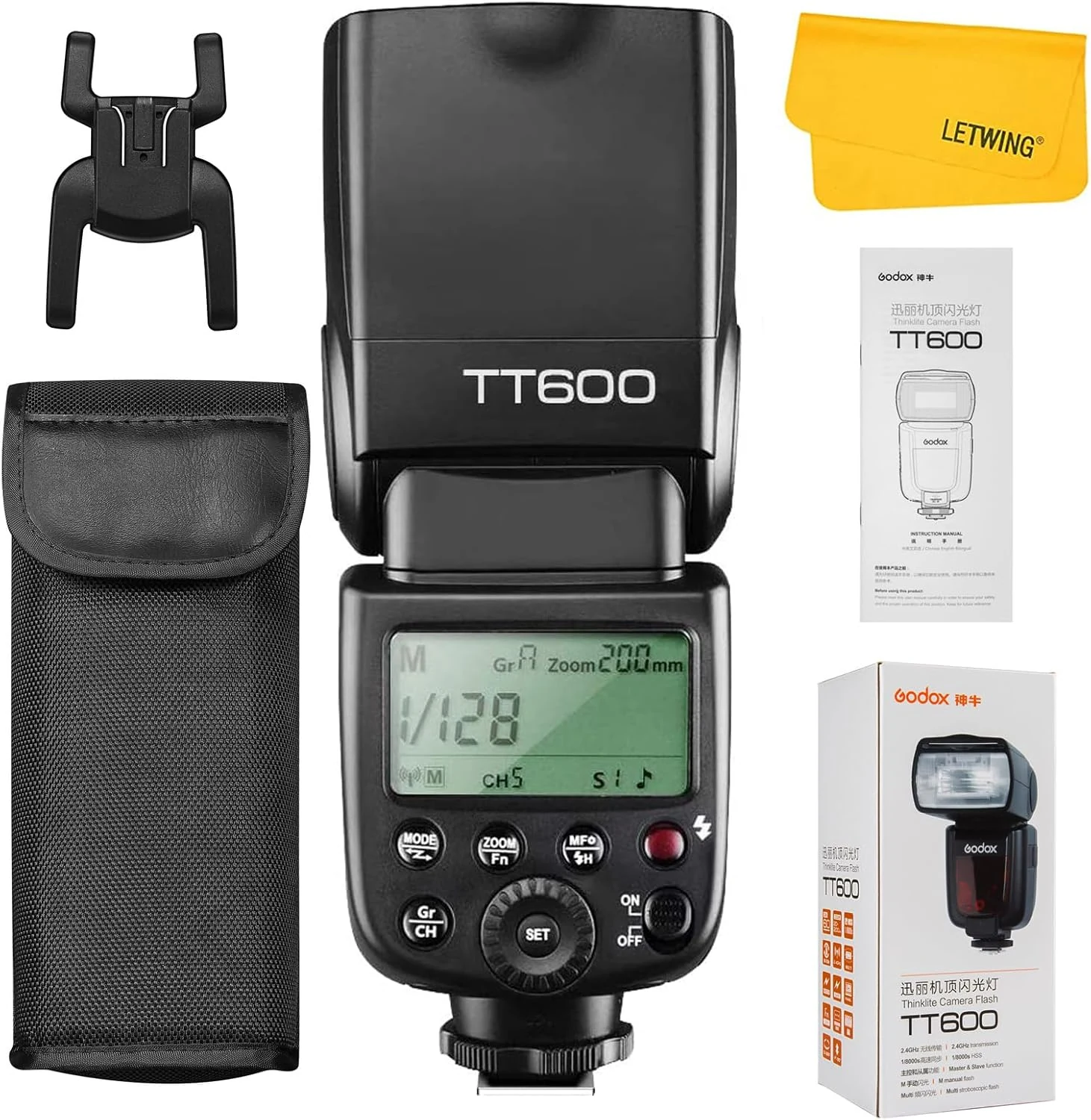 Godox TT600 2.4G Wireless Flash Speedlite Master/Slave Flash with Built-in review