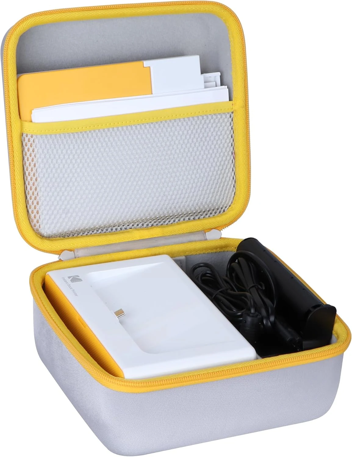 Lebakort Hard Case Compatible with Kodak Dock Plus 4PASS / Kodak Dock Premium 4x6 Portable Instant Photo Printer (Off White Case)