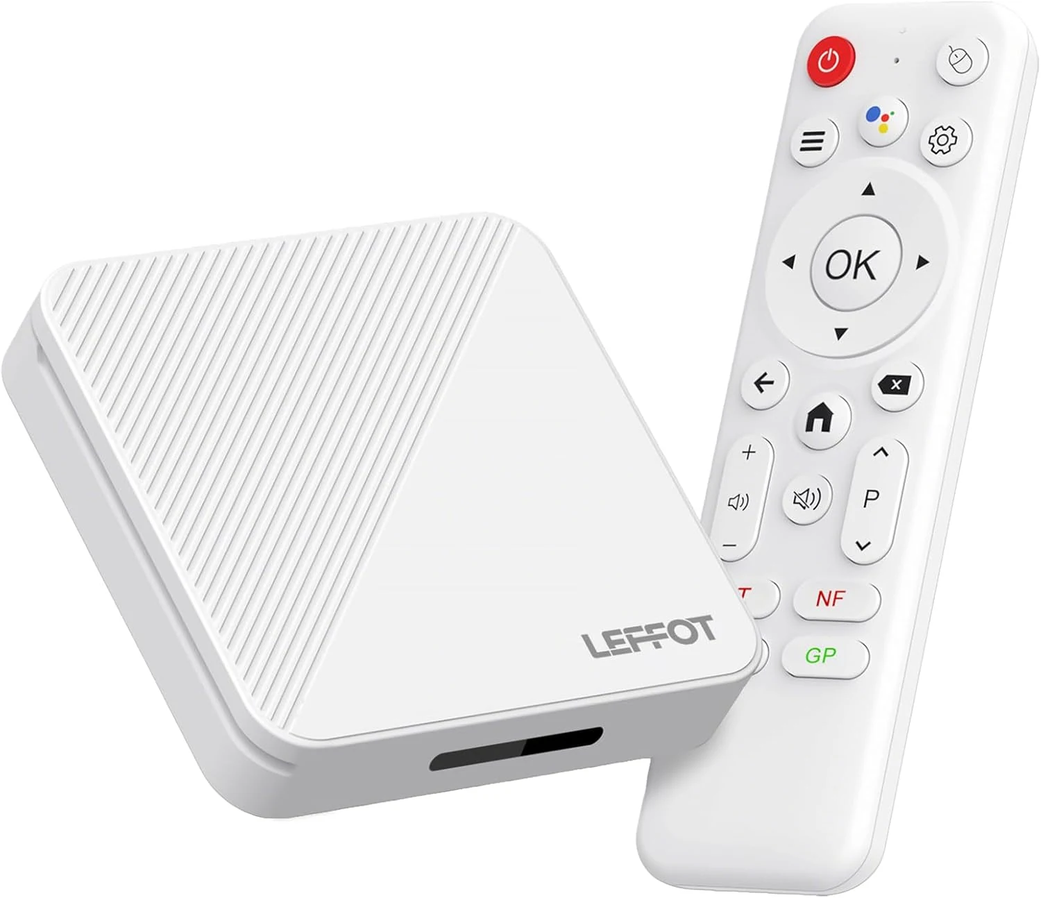 Android 14.0 TV Box 2025, LEFFOT H313 4K Ultra HD Streaming Device