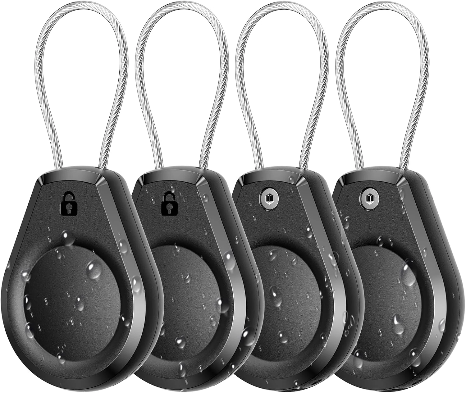 typecase Waterproof AirTag Keychain Holder (4 Pack)