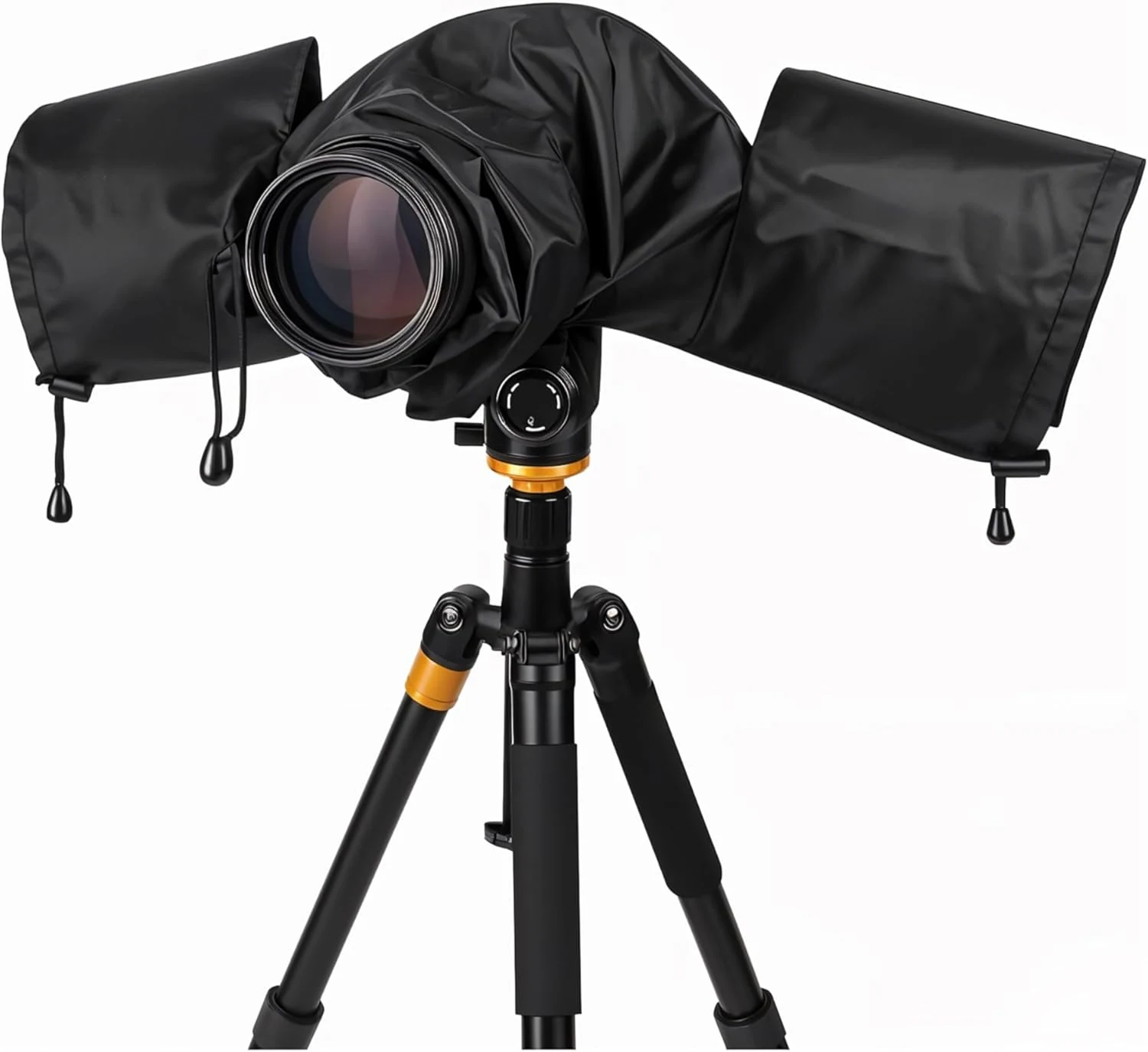 REFLEX CAMERA Universal Protective Waterproof DSLR/SLR Rain Cover with Drawstring Sleeves & Clear Viewing Window