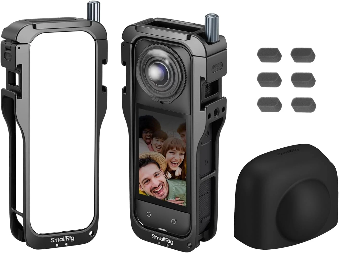 SMALLRIG Cage for Insta360 X5 Accessories, Aluminum Alloy Protective Case (5195)