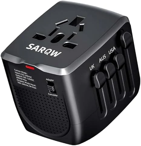 SARQW Travel Converter Adapter Voltage Converter (220V to 110V)