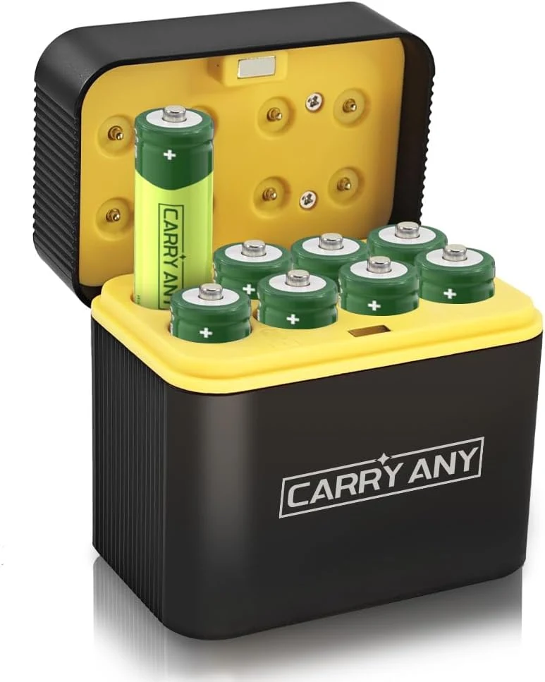 1.5V Rechargeable AA Batteries 8-Pack with Smart Charger, 3600mWh High Capacity Lithium AA Battery, Constant 1.5V Output for Blink Camera, Xbox Controller, 2000+ Cycles, Li-ion Double A