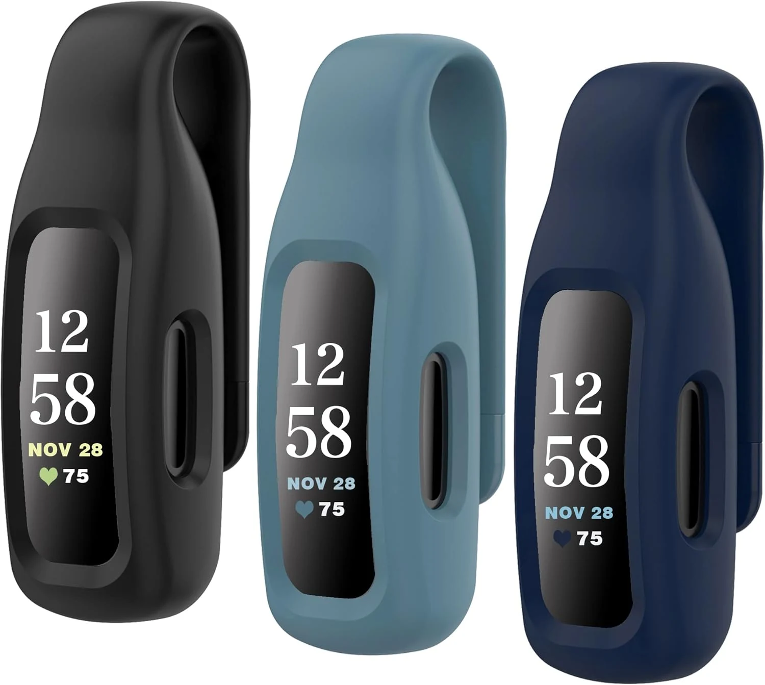 HSWAI 3-Pack Clips Replacement for Fitbit Inspire 2/Fitbit Inspire 3