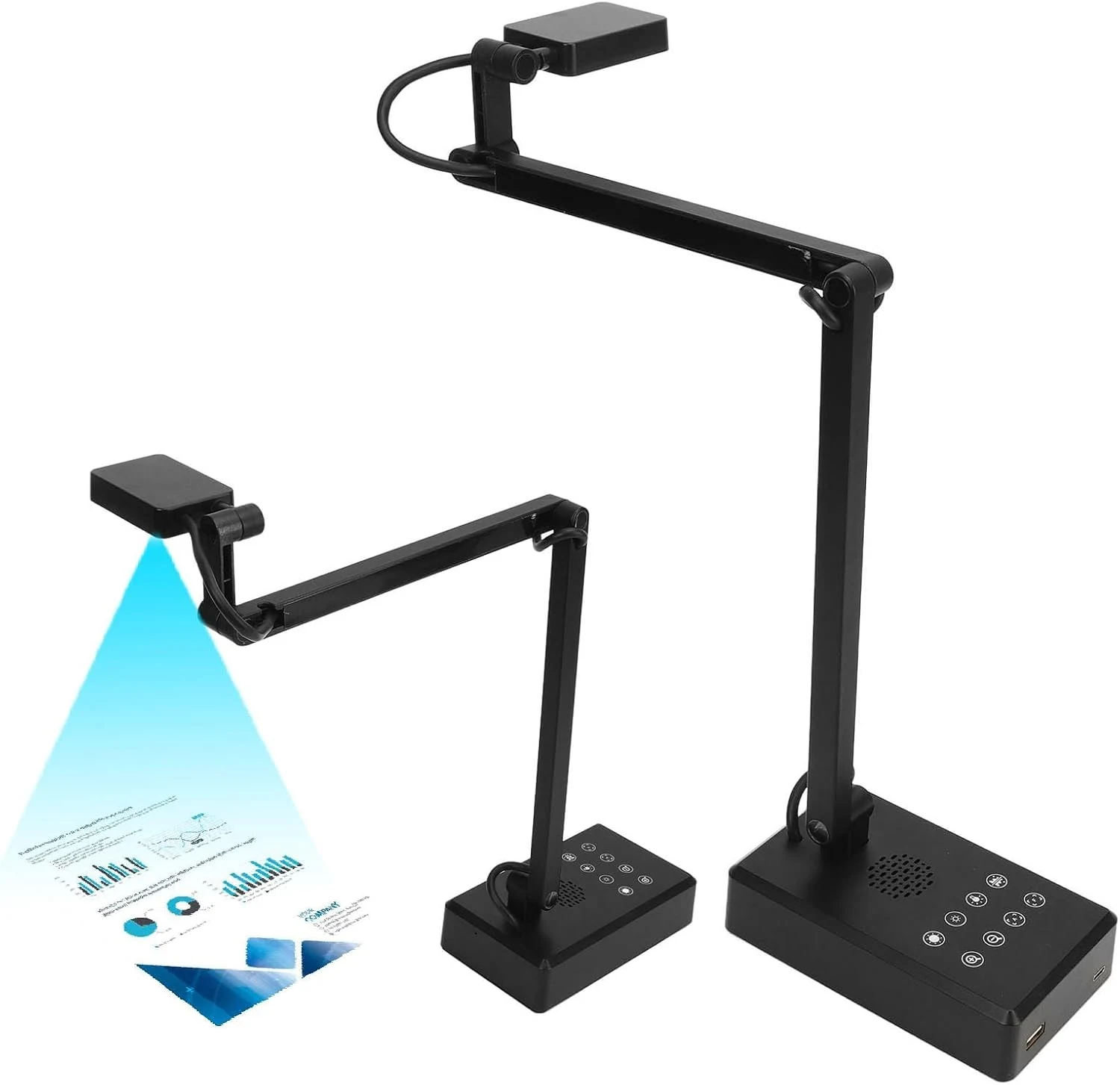 Bewinner 4K 16MP Ultra Document Camera & Webcam, USB Overhead Projector