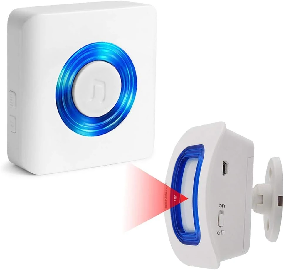 EverNary Wireless Caregiver Pager Motion Sensor Alarm Indoor Room Bed Alarms and Fall Prevention
