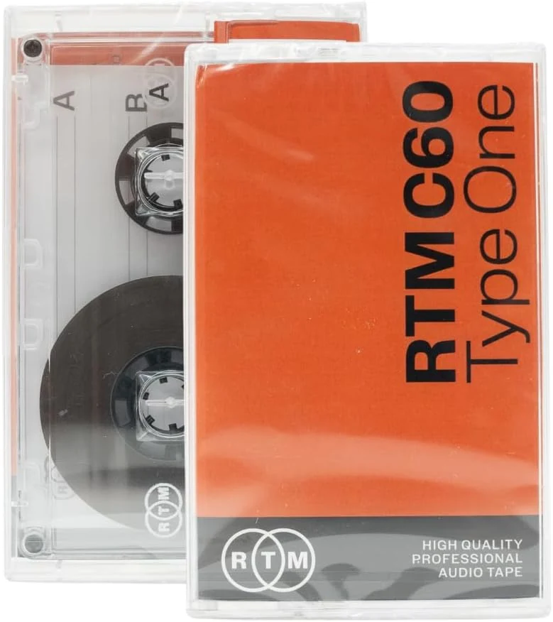RTM C60 | Type One 60 Minute Blank Music Cassette