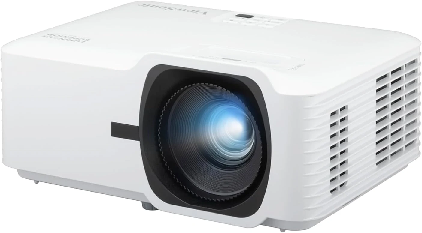 ViewSonic LS740HD 5500 Lumens 1080p Laser Projector, High Brightness for Auditoriums, 1.3x Optical Zoom, H/V Keystone, and 360-Degree Projection