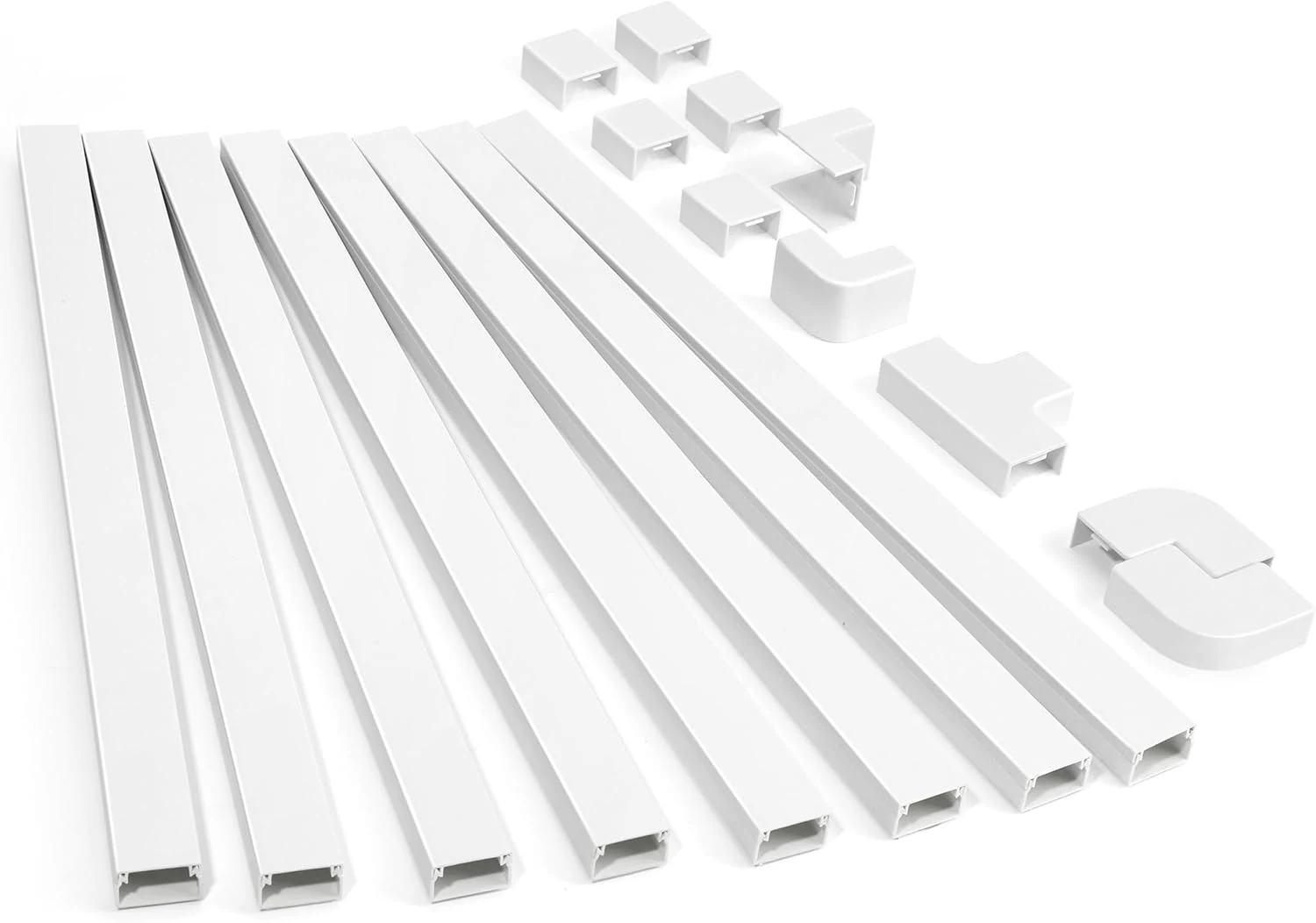 126in Cord Hider Kit, ZhiYo Cord Cover for Wall Mounted