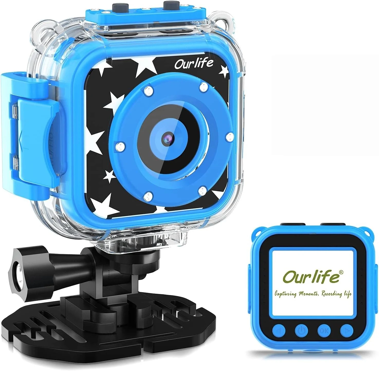Kids Waterproof Camera, Ourlife Kids Camera for 3-12 Year Old