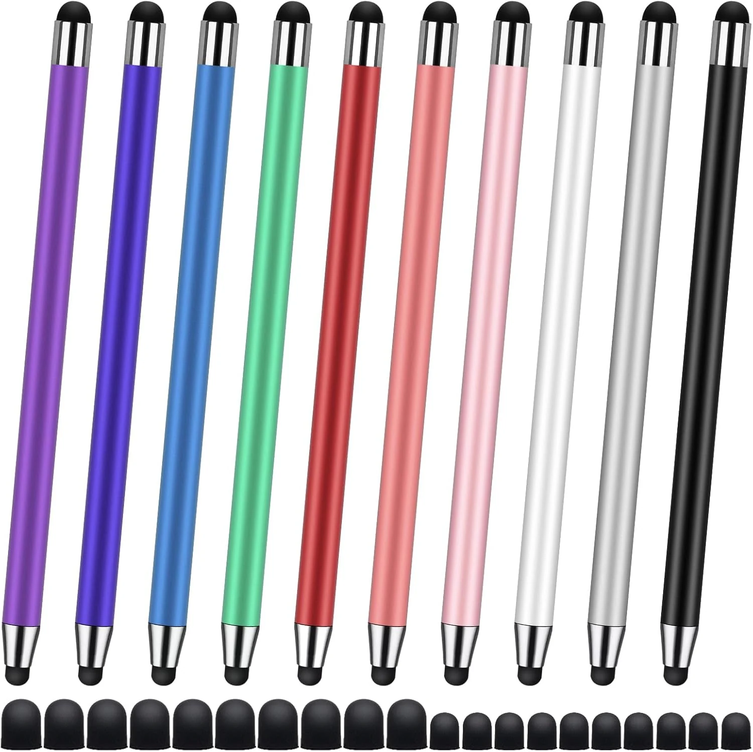 10Pack Stylus Pen,Stylus Pens for Touchscreen, 2-in-1High Precision and Sensitivity